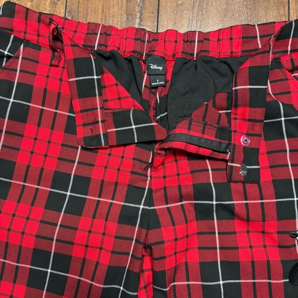 Disney Hot Topic Mickey Mouse Red and Black Plaid Pants Plus Size 2 / Size 16/18 - Picture 6 of 8